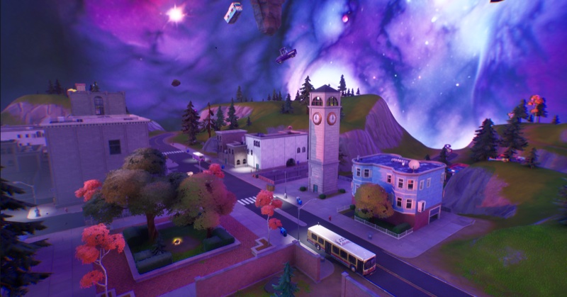 Invasion Town clock tower — Fortnite